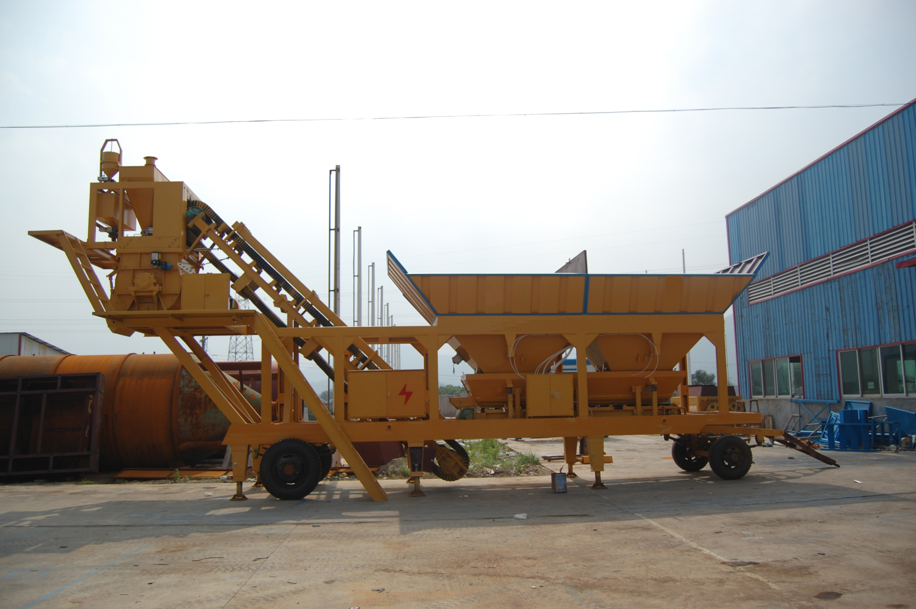 YHZS50 Portable concrete plant for sale