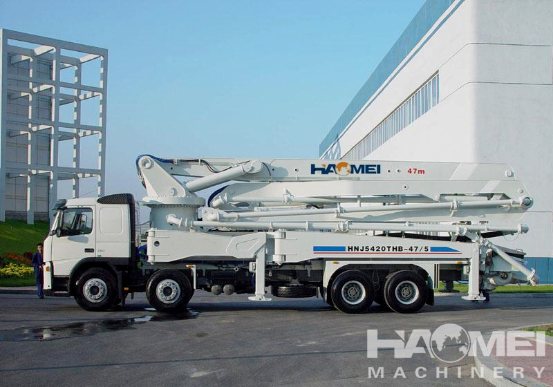 37m HOWO 6X4 Truck mounted concrete pump