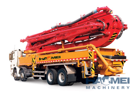 39m HOWO 6X4 Truck mounted concrete pump