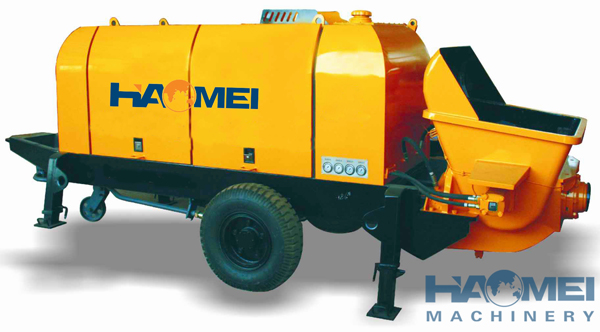 HBT60 Concrete trailer pump for sale